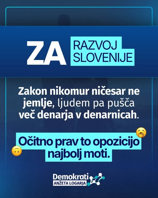 VEČ DENARJA LJUDEM NI NEUMNOST